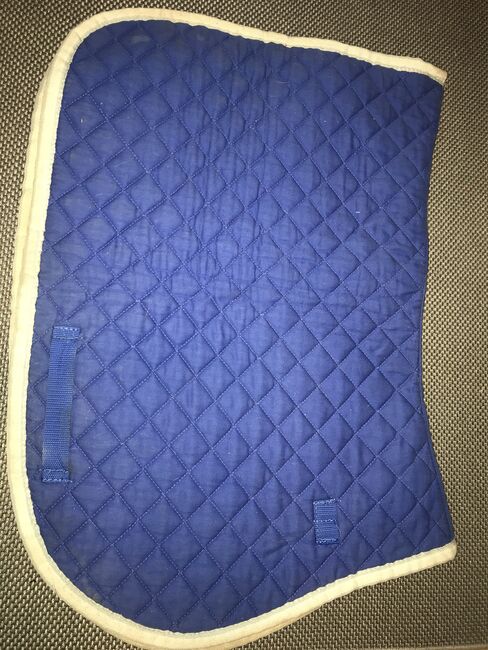 blaue Schabracke, Supreme , Merrit, Dressage Pads, Image 2