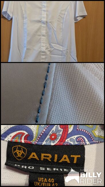 Bluse, Turnierbluse kurarm, Sommer, Ariat Sommerbluse Kurzarm, Christine Metzner, Na zawody, Stockheim, Image 4