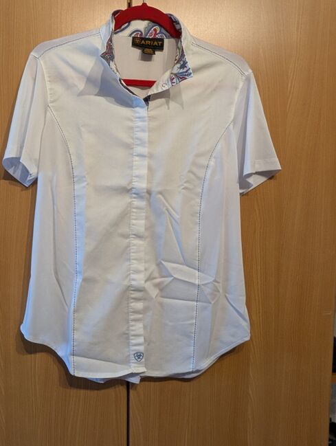 Bluse, Turnierbluse kurarm, Sommer, Ariat Sommerbluse Kurzarm, Christine Metzner, Na zawody, Stockheim