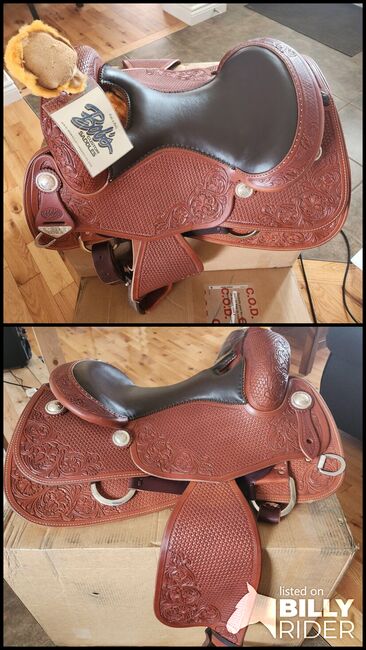 Bob's Custom Reining Saddle, Bobs, Janelle Allen , Western Saddle, Edwardsville , Image 3