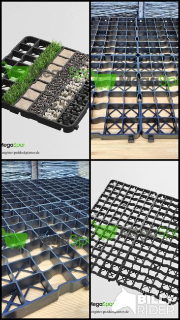 Bodengitter für Reitplatz & Paddockplatten, Rasengitter, Kiesgitter und Rasenwaben TOP Paddockmatten, MEGASPAR - Online Shop Bodengitter für Reitplatz – Paddockplatten & Rasengitter, MEGASPAR Online-Shop (MEGASPAR Online-Shop), Paddock-, Boxen- & Stallmatten, Piła, Abbildung 21