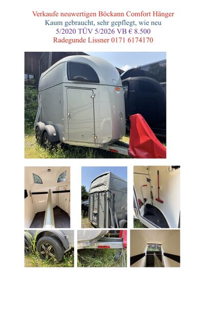 Böckmann Comfort Baujahr 2020 neuwertig, Böckmann  Comfort , Radegunde , Horse Trailers, München