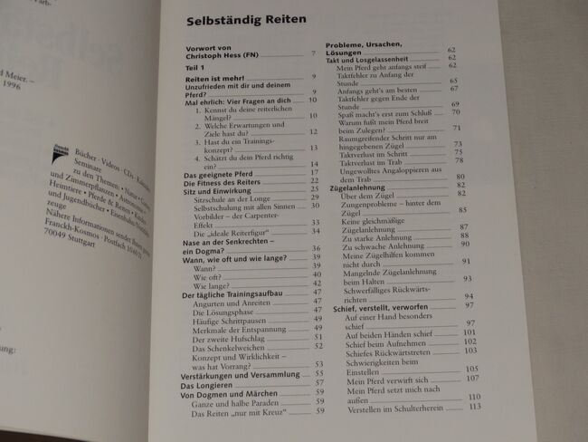 Buch -Selbständiges Reiten- Reinhard Meier Ursache und Lösungen fürs reiten, Anne, Books, Wahrenholz, Image 4