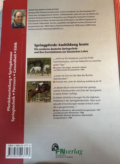 Buch Springpferdeausbildung heute FN-Verlag, FN-Verlag , Schumann, Books, Frankenberg, Image 6