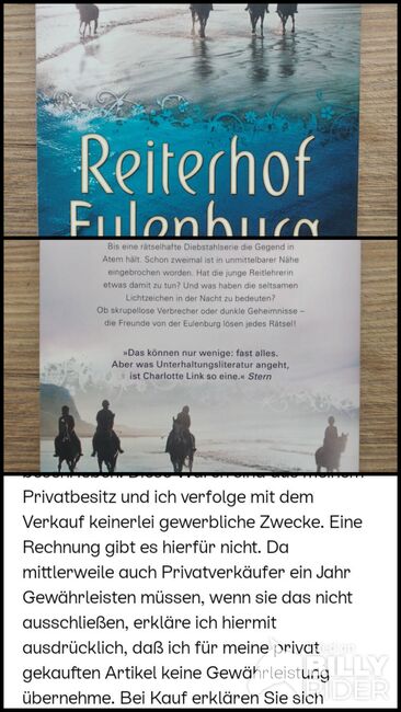 Buch "Reiterhof Eulenburg", Celina, Books, Peißenberg, Image 4