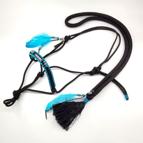 BONITO Knotenhalfter PONY mit Halsring in Türkis, Maya (Swisshorseshop), Halters, Frauenfeld