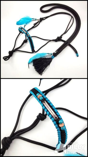 BONITO Knotenhalfter PONY mit Halsring in Türkis, Maya (Swisshorseshop), Halters, Frauenfeld, Image 3