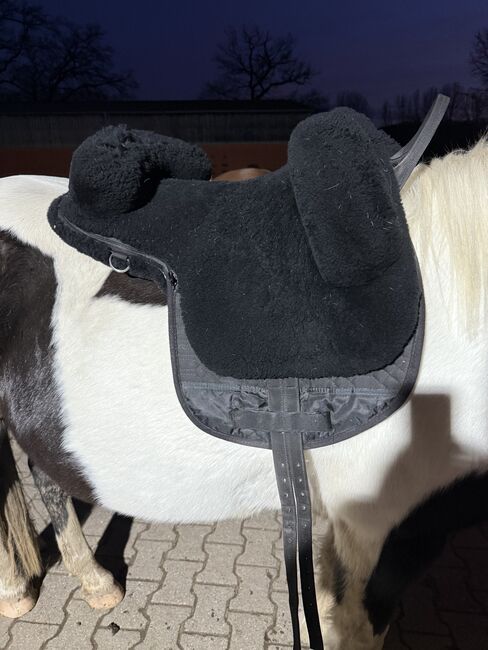 Fellsattel Engel in R2, Engel Lammfellsattel , Lisa, Lambskin Pad, Marl