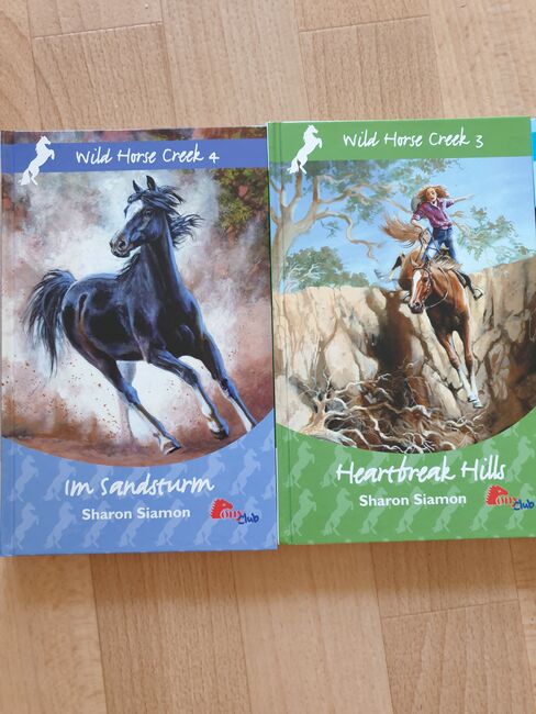 Bücher "Wild Horse Creek" 1-4 - Sharon Siamon, Pony Club, Jenni // Polarstern, Books, Beeskow, Image 6