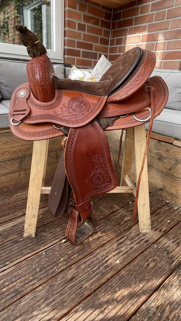 Baumloser Westernsattel, Edix Saddles Oakley, Luisa Weber, Treeless Saddle, Ahaus, Image 3