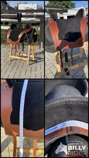 Baumloser Sattel Reitpad wie Hidalgo mit Klettkissen, Antje , For Horses, Peine , Image 20