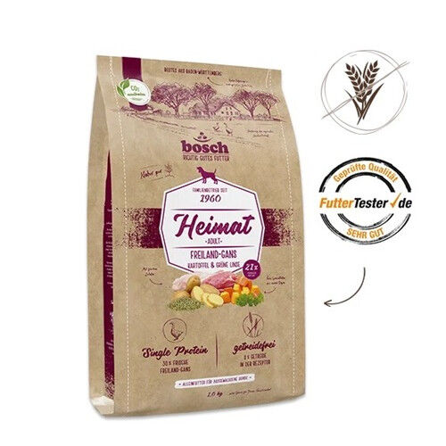 Bosch Heimat Adult mit frischer Freiland Gans ohne Getreide 1kg, WOW Pferd  (WOW Pferd), Sonstiges, Bayern - Attenkirchen
