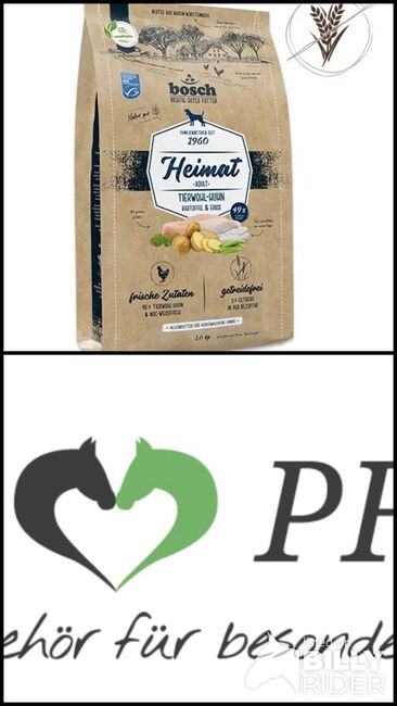 Bosch Heimat Adult mit Tierwohl Huhn MSC Weißfisch ohne Getreide 1kg, WOW Pferd  (WOW Pferd), Sonstiges, Bayern - Attenkirchen, Abbildung 3