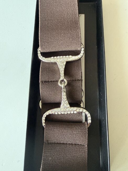 boucle de ceinture équestre mors en cristal brun, Trotando Juntos, Maite (Productos Ecuestres Trotando Juntos S.L), Reithosen, Palau solita y plegamans