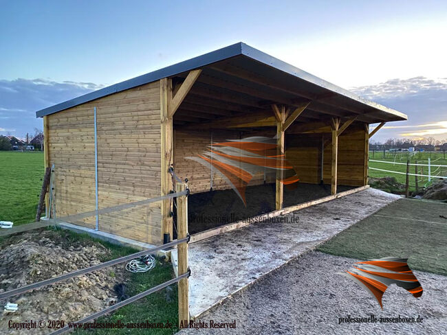 Offenstall bauen, Pferdeunterstand, Weideunterstand, Unterstand, Weidehütte pferd, Laufstall pferd,, AUSSENBOXEN Pferdeunterstand, AUSSENBOXEN, Horse Shelters & Tents, Wałcz, Image 12