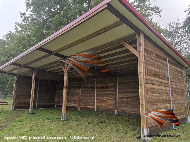 Unterstand für Pferde / Offenstall bauen - Pferdeunterstand, Weideunterstand, Weidehütte pferd,, AUSSENBOXEN Pferdeunterstand - Weideunterstand - Unterstand / Offenstall bauen, AUSSENBOXEN (AUSSENBOXEN), Horse Shelters & Tents, Wałcz, Image 23