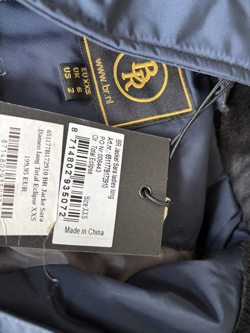 BR Damen Stalljacke Reiten Langjacke Sara Kapuze Gr.XXS NEU, BR Sara, MA, Reitjacken, Mäntel & Westen, Göppingen, Abbildung 3