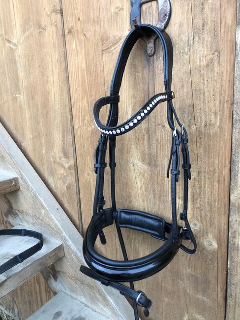 BR Lack Trense NEU, BR Lack Trense Rundgenäht, Giulia Monteforte, Nosebands, Bottmingen, Image 3