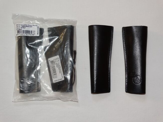 BR Stulpen für Steinbügelriemen schwarz Hussen Loops Schnallenschutz 13 cm, BR, Anne, Saddle Accessories, Wahrenholz