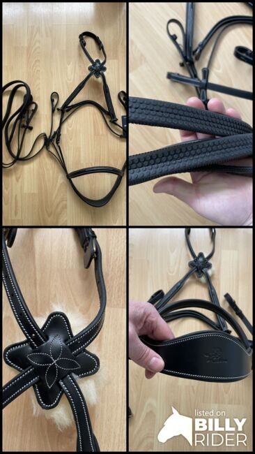 Brand New Grackle Mexican Bridle - English Leather, ExionPro Grackle Bridle, Rolf Stenberg, Trensen, Dublin, Abbildung 6