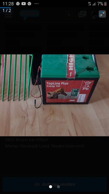 Nagelneue Weidebatterie mit Stallbedarf neuwertig, Micki , Electric Fence Chargers, Seebenstein, Image 2