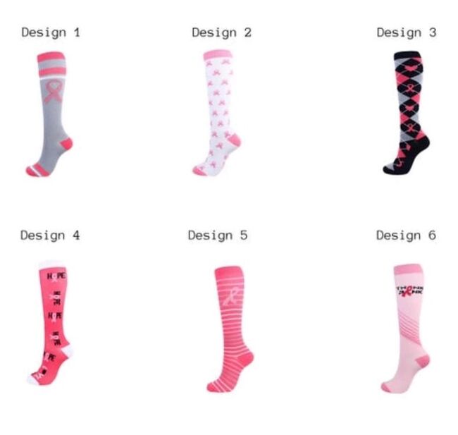 Breast Cancer socks, Lauren Cook, Other, High Salvington, Image 3