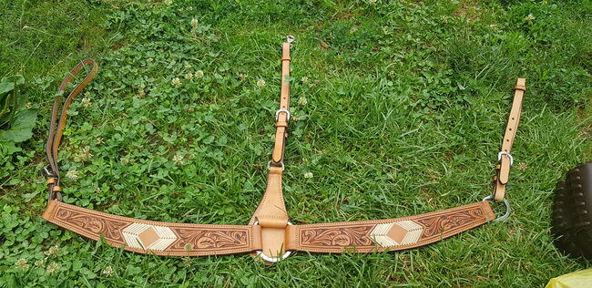 Vorderzeug Western kleines Kaltblut Haflinger Tinker, Eva, Saddle Accessories, Haibach, Image 5