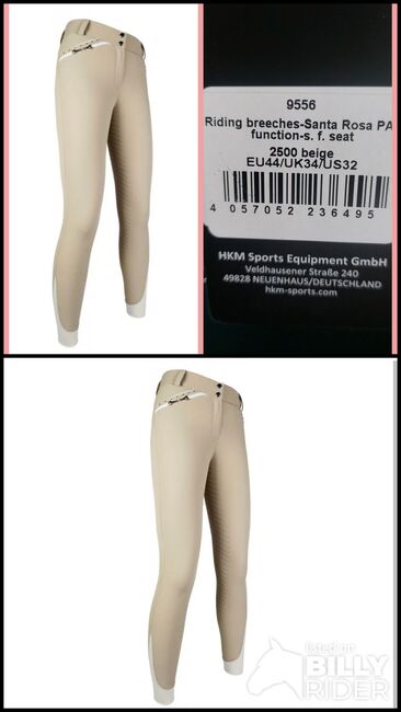 Reithose gr.44, HKM, Bianca , Breeches & Jodhpurs, Paderborn, Image 3