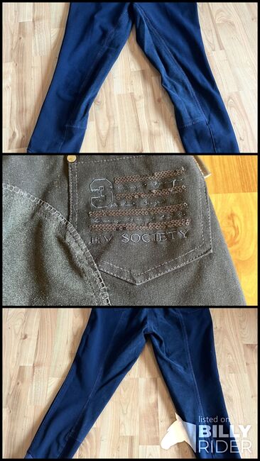 Reithose HV Polo – Dunkelblau, Gr. 80, Vollbesatz, HV Polo , Vanessa, Breeches & Jodhpurs, Bramsche, Image 4