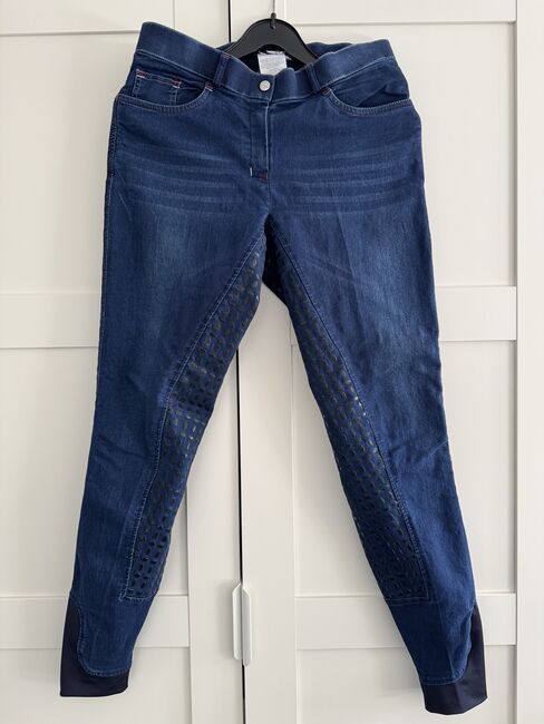 Reithose - Jeansreithose HKM Gr. 38/40, HKM, Maike, Breeches & Jodhpurs, Titz, Image 3