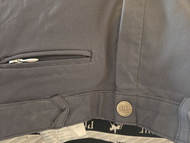 Reithose Pikeur Lugana, Kontrast, McCrown, 76, grau, Pikeur Lugana MC KO, Stephanie Schüler, Breeches & Jodhpurs, Bielefeld, Image 5