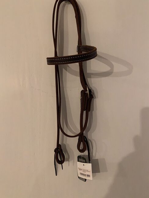 Bridal and two all leather halters, Berlin custom leather Brow and head stall , Deborah cogswell, Ogłowia, Fallbrook, Image 3
