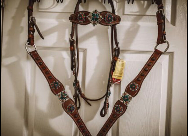 Bridle set, Showman, Jana Bralley , Bridles & Headstalls, Ramseur 