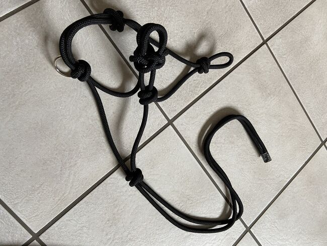Zaumzeug mit Zügel , neu, gebissloses reiten, Isländer, Pony, Kleinpferd, schwarz, Alexandra Kömmerling , Bridles & Headstalls, Obersimten, Image 5