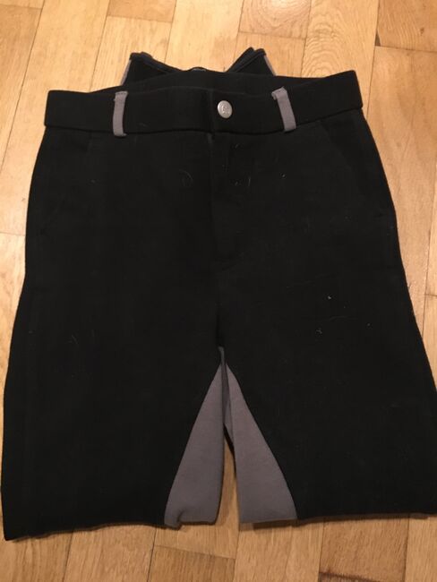 Reithose in schwarz/grau, Pfiff, Carla Metze, Children's Breeches & Jodhpurs, Gräfelfing, Image 3