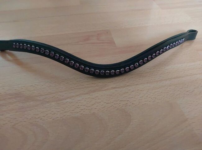 Stirnriemen lila glitzersteinchen, Powerhorse, Browbands, Ziemetshausen, Image 2