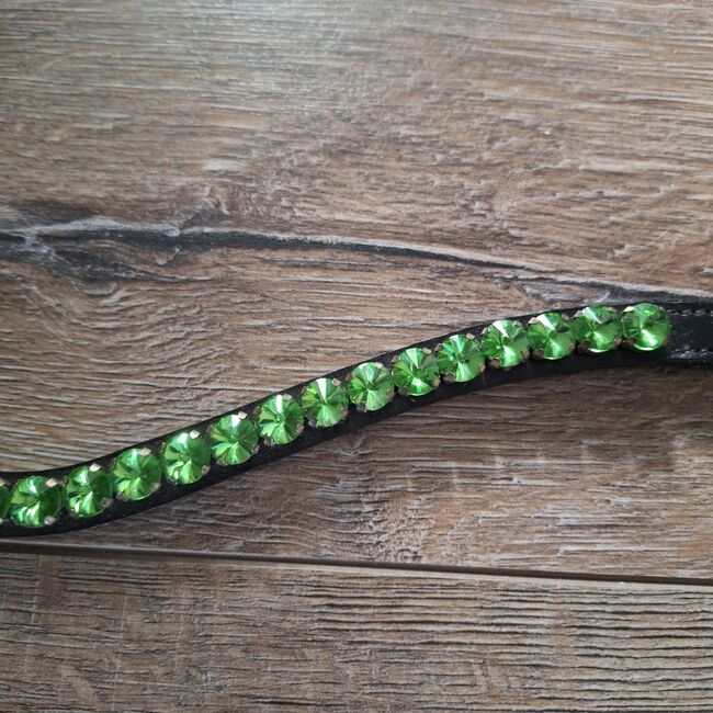 Stirnriemen WB Grün, Hufbotique , ADN, Browbands, Duisburg, Image 3