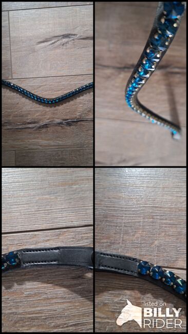 Stirnriemen WB Petrol, Hufbotique, ADN, Browbands, Duisburg, Image 6