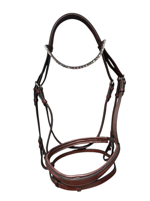 Brauner feiner Englischzaum, Glam Bridle, Bridles & Headstalls, Gottshaus 