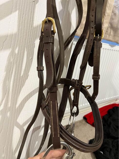 Brown leather cob bridle, Shires, Leigha wignell, Bridles & Headstalls, New Brinsley, Image 5