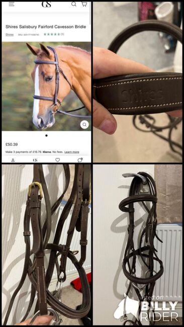 Brown leather cob bridle, Shires, Leigha wignell, Bridles & Headstalls, New Brinsley, Image 7
