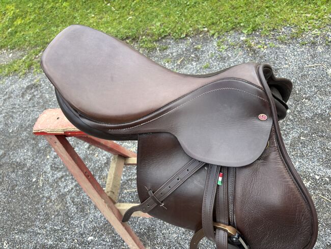Brown leather comfortable Saddle, Hubertus , Cristina Bonilla, Pozostałe siodła, Origlio, Image 4