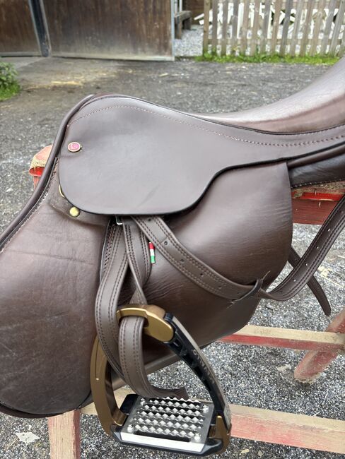 Brown leather comfortable Saddle, Hubertus , Cristina Bonilla, Sonstiger Sattel, Origlio, Abbildung 2