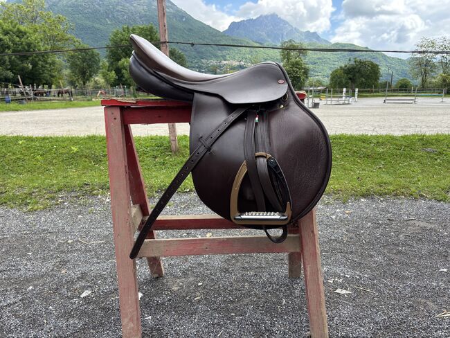 Brown leather comfortable Saddle, Hubertus , Cristina Bonilla, Sonstiger Sattel, Origlio, Abbildung 6
