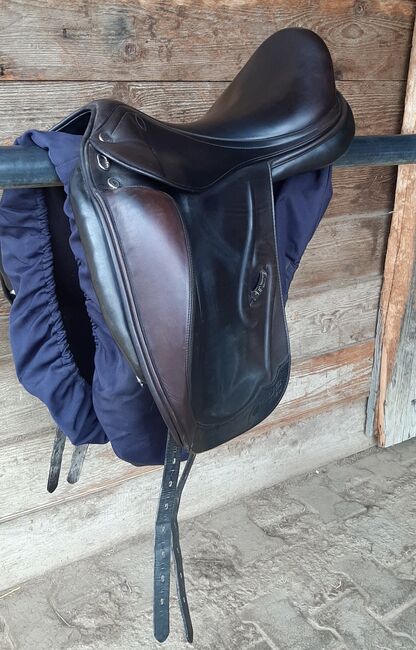 Brauner Monoblatt Dressursattel Prestige Venus K new 18/34, Prestige  Venus K New , Maresa, Dressage Saddle, Pfullingen, Image 8