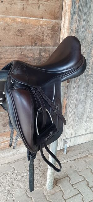 Brauner Monoblatt Dressursattel Prestige Venus K new 18/34, Prestige  Venus K New , Maresa, Dressage Saddle, Pfullingen, Image 5