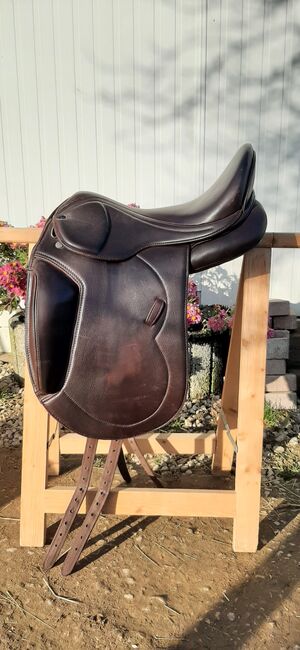 Brauner Monoblatt Dressursattel Maxflex Fleur 17,5, Maxflex  Fleur , Maresa, Dressage Saddle, Pfullingen, Image 5