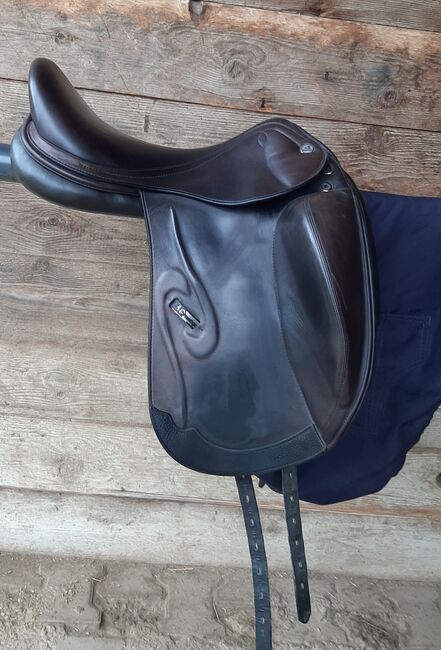 Brauner Monoblatt Dressursattel Prestige Venus K new 18/34, Prestige  Venus K New , Maresa, Dressage Saddle, Pfullingen, Image 6