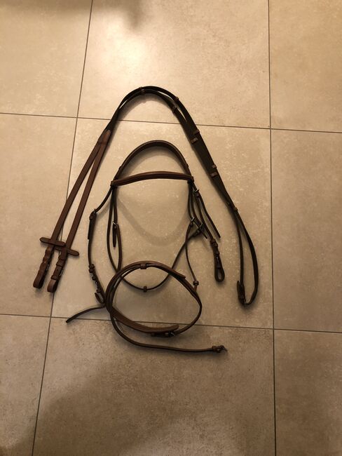 Braune Gepolsterte Trense aus Leder, Unbekannt , Christopher Kaufmann, Bridles & Headstalls, Johannesberg