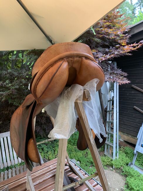 Brauner Springsattel, Karl Niedersüß Piano , Alina , Jumping Saddle, Landskron, Image 7